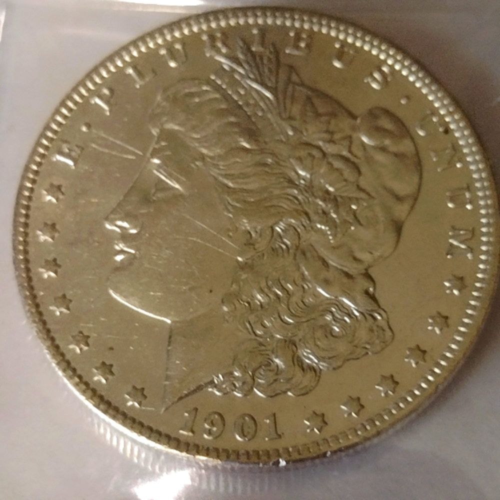 1901-O AU-BU New Orleans Mint Silver Dollar Historical Registry Collection NWT